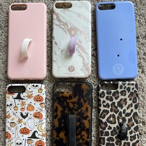 iPhone 6/7/8 Plus phone case bundle Loopy Cases and more